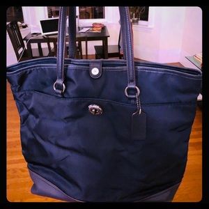 Coach Nylon&Leather Tote